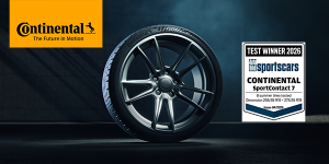Continental SportContact 7: ďalšie víťazstvo v teste letných pneumatík AUTO BILD sportscars 2026